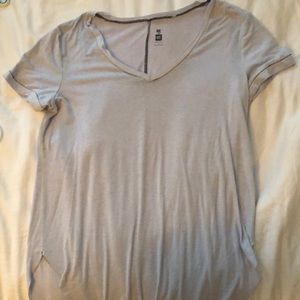 Light Blue V Neck Tee Shirt